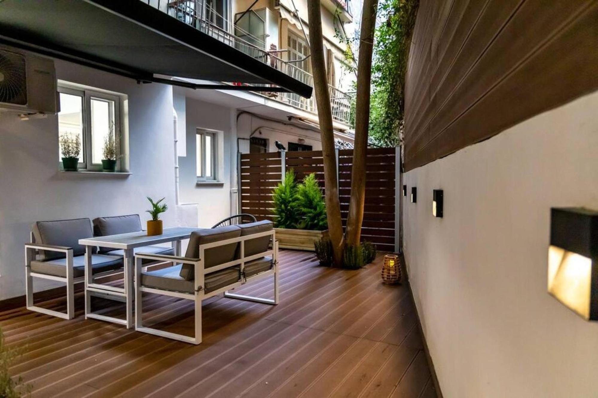 Apartment Backyard Modern House Nea Smyrni
