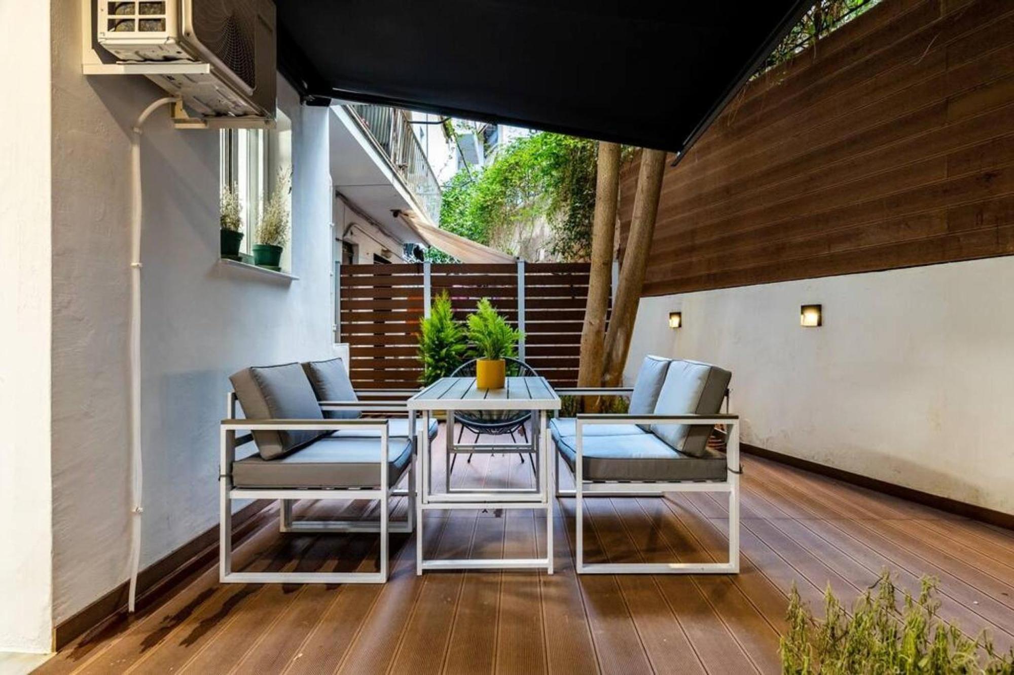 Apartment Backyard Modern House Nea Smyrni Athens