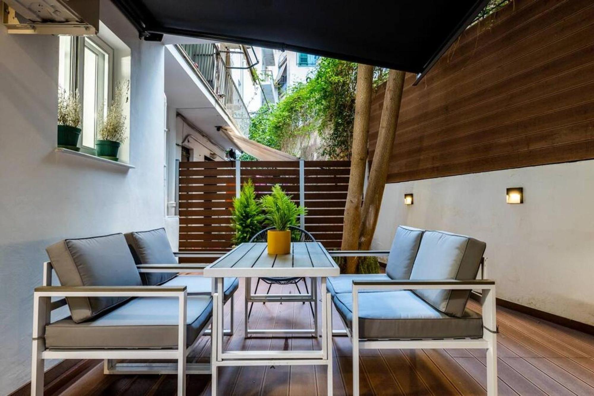 Apartment Backyard Modern House Nea Smyrni