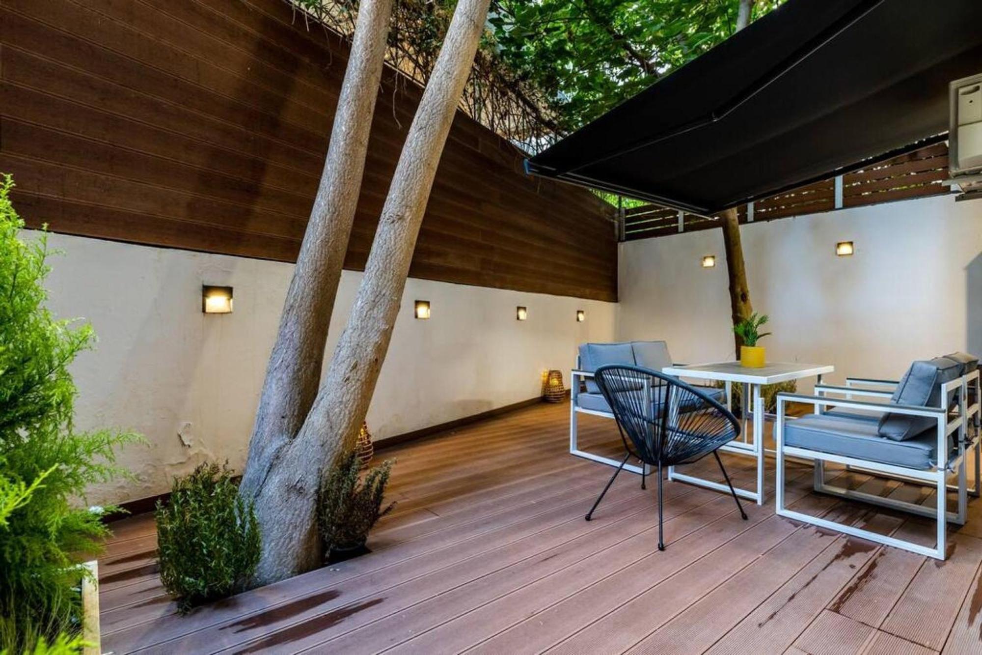 Backyard Modern House Nea Smyrni Apartment Athens